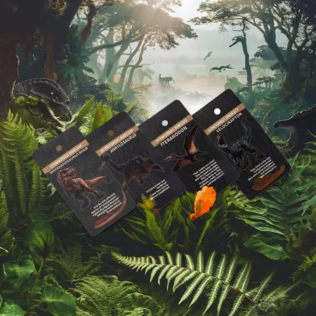 Park Dinozaurów Box - Zestaw stolik z dinozaurami 36el.